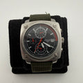 Kahuna K2V-0017G Mens Chronograph 100M Black Dial Canvas Strap Fully Tested and Working- £40.00
