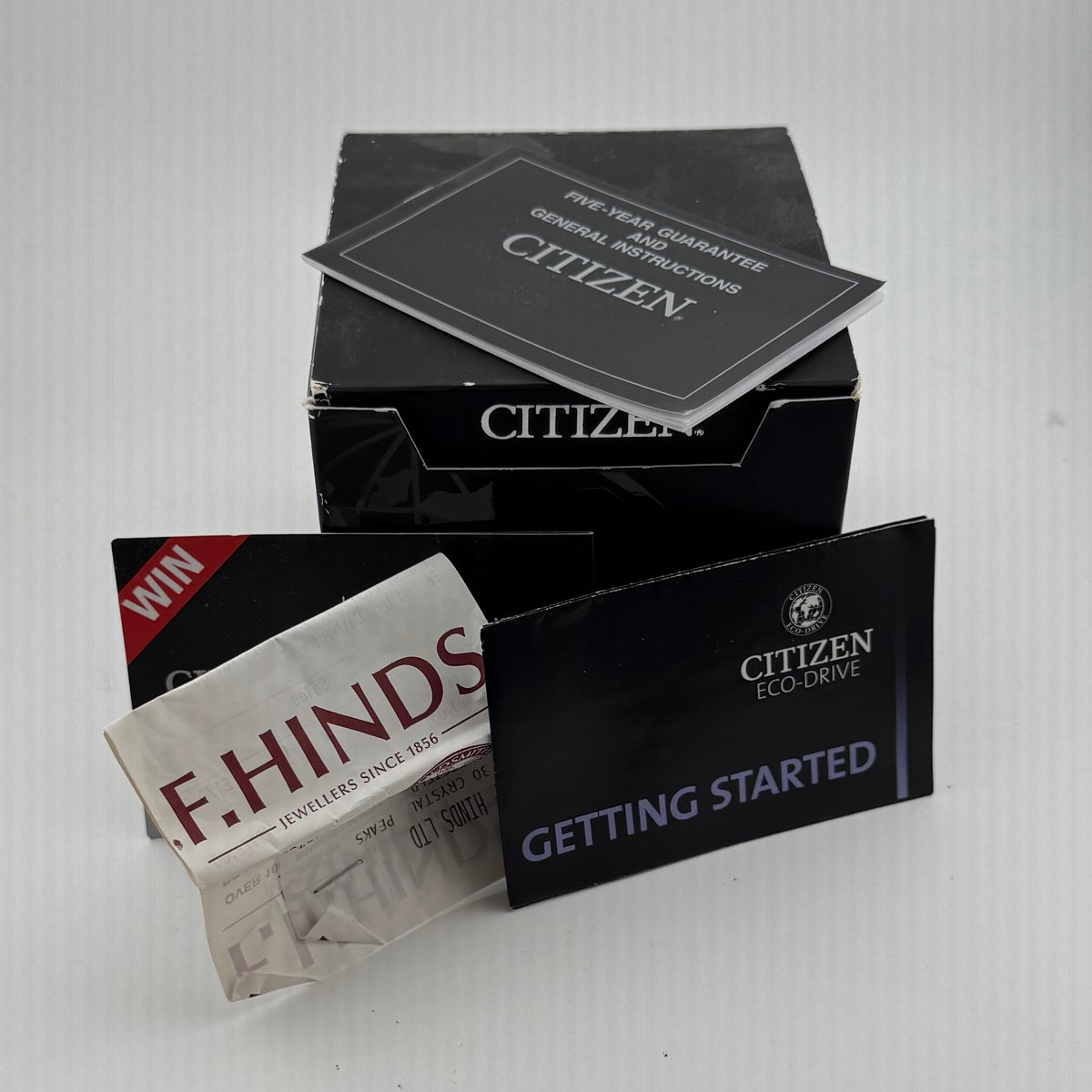 Citizen Eco-Drive J810-S094534 Two-Tone Black Dial 100M Watch – Full Set with Original 2016 Receipt- £130.00
