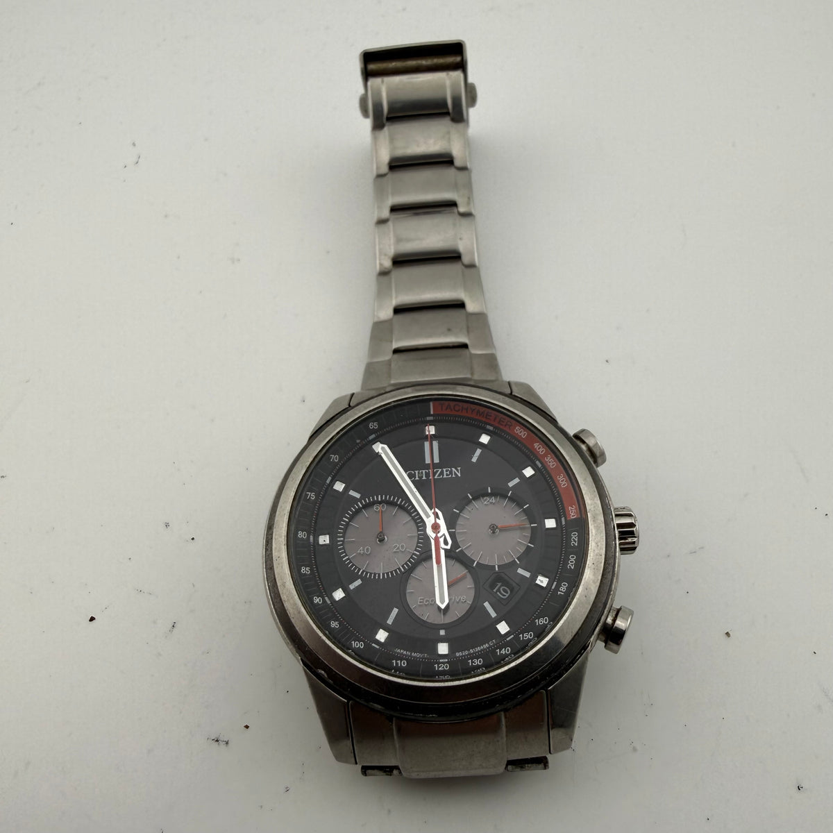 Citizen Eco-Drive B620-S078298 Chronograph Black Dial 47mm Boxed (Fully Tested and working)- £100.00