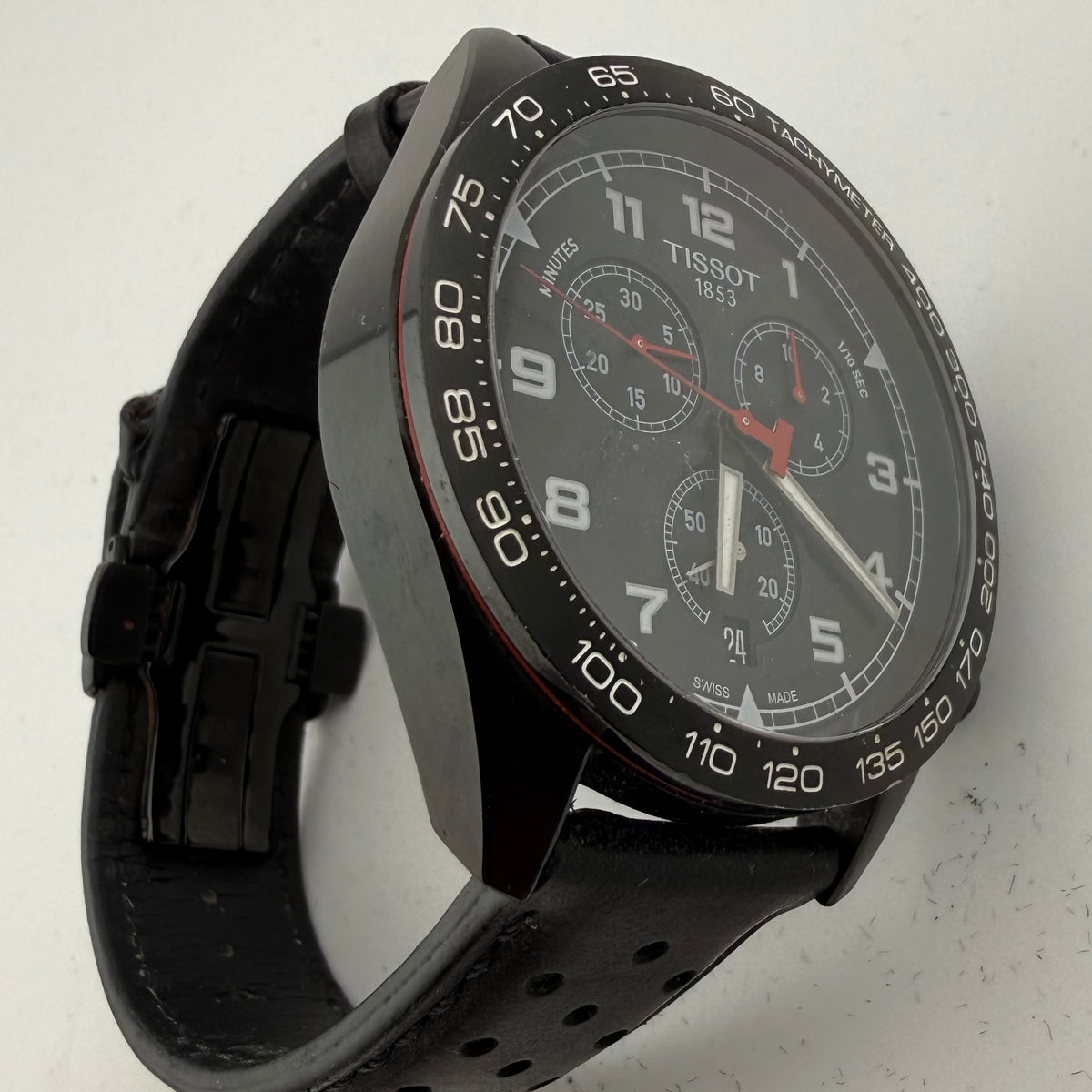 Tissot PRS 516 T131.617.36.052.00 Black PVD Chronograph 45mm Box & Manual (Fully Tested and Working0- £245.00