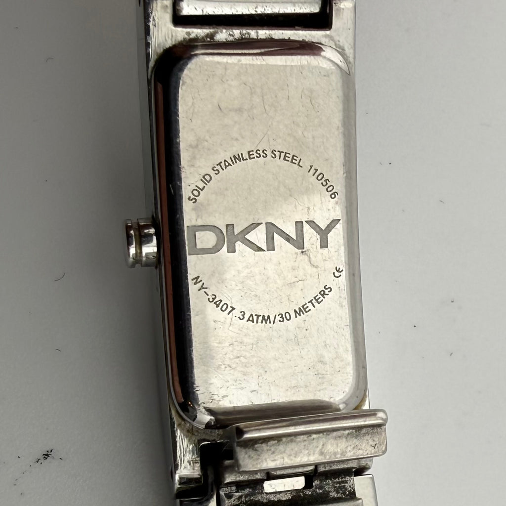 DKNY NY3407 Ladies Crystal Bracelet Mother of Pearl Dial Watch 15mm (Fully Tested and working)- £25.00