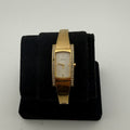 GUESS Ladies Gold Tone Crystal Set Rectangular Bracelet Watch Fully Tested and Working- £35.00