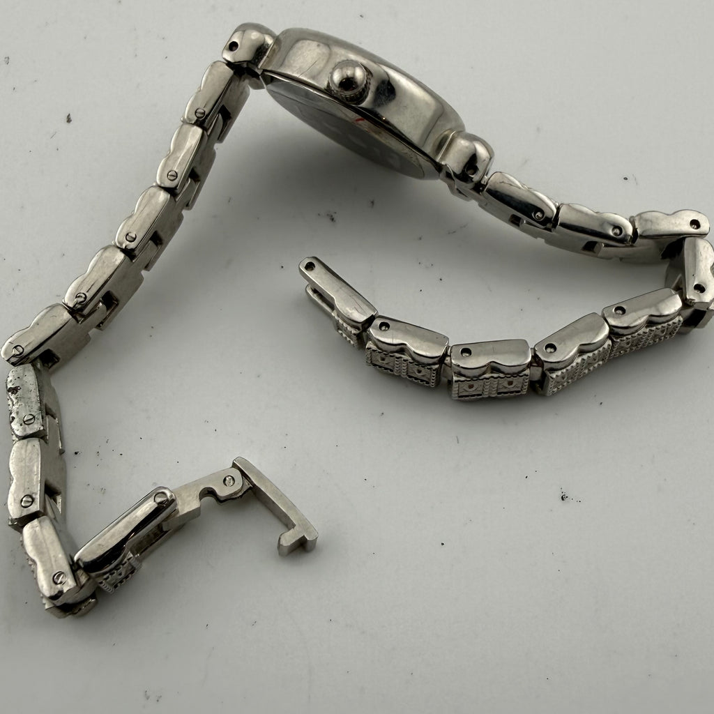Constant Ladies Silver Tone Black Dial Quartz Bracelet Watch Fully Tested and  Working- £15.00