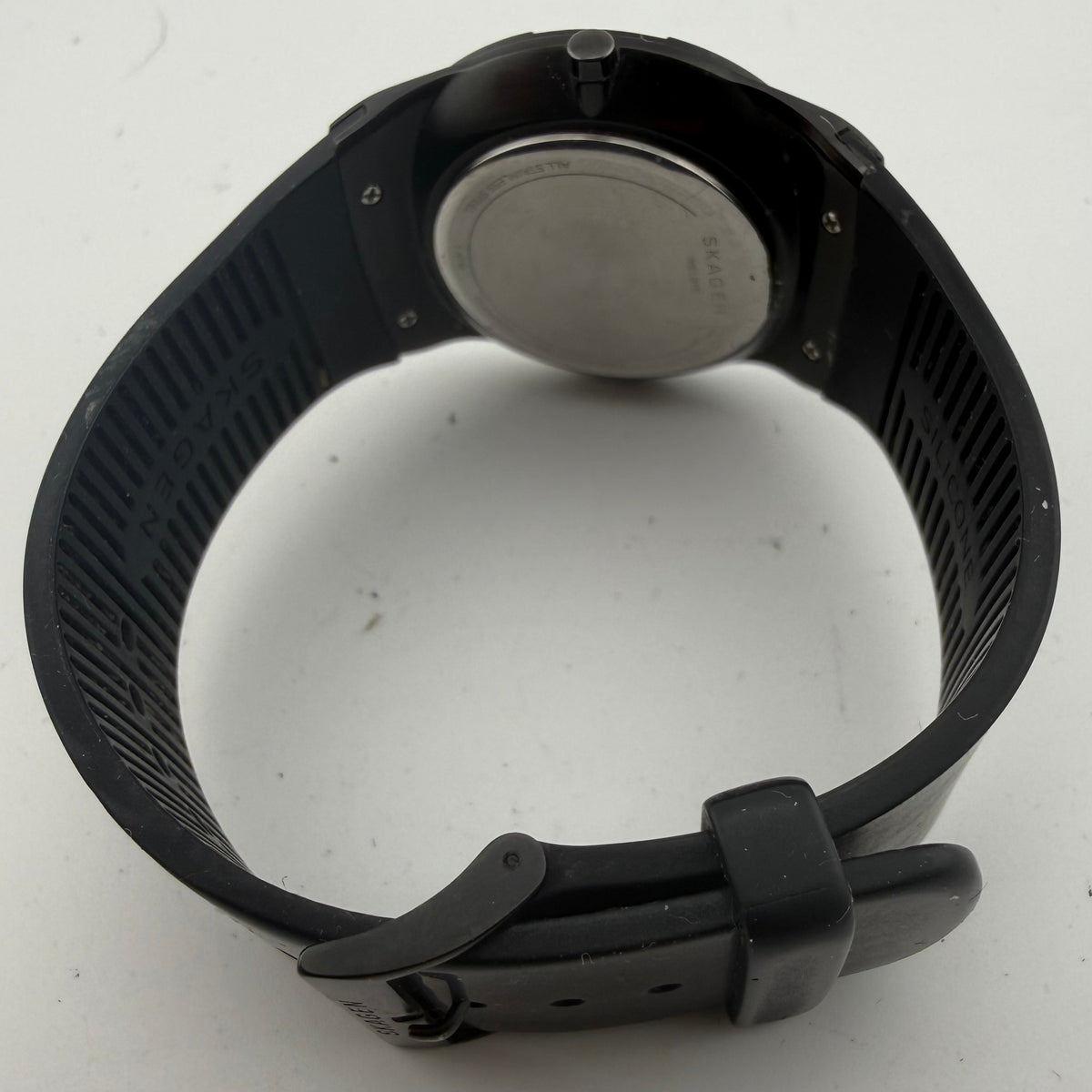 Skagen Melbye SKW6506 Gents Black Red Day Date Quartz Watch Fully Tested and Working- £35.00