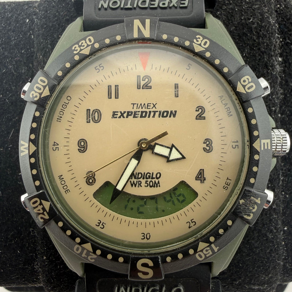 Timex Expedition Indiglo Ana-Digi Alarm WR50M Gents Watch Fully Tested and Working- £25.00