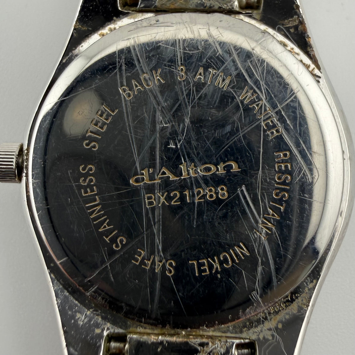 d’Alton Ladies Crystal Bezel Blue Dial Quartz Watch Date (Fully Tested and working)- £15.00