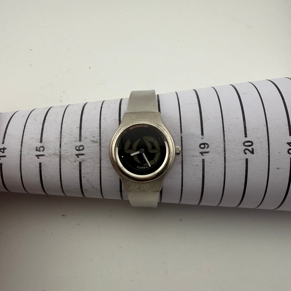 Fossil Ladies Black Dial Stainless Steel Quartz Bracelet Watch Fully Tested and Working- £28.00