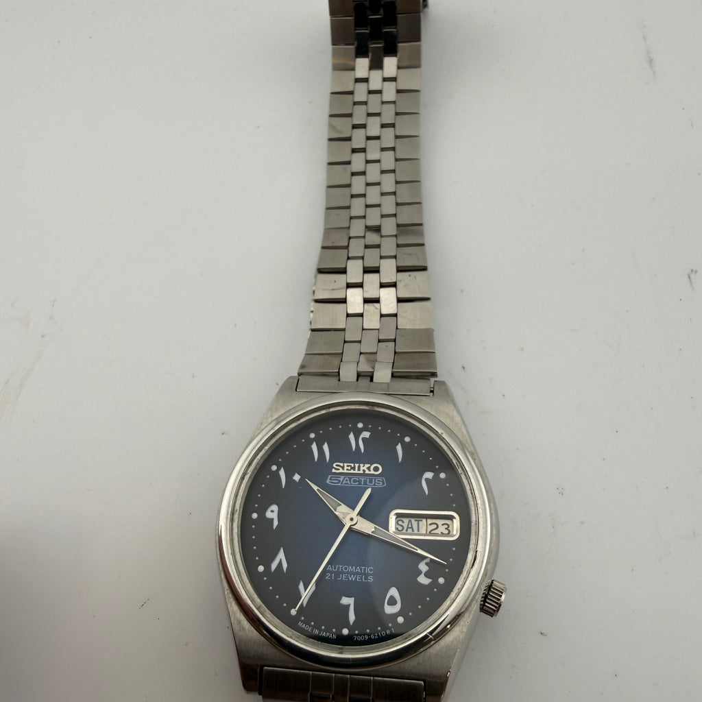 Vintage Seiko 5 Actus 7019-6180 Arabic Dial Automatic 1975 (Fully Tested and working)- £140.00