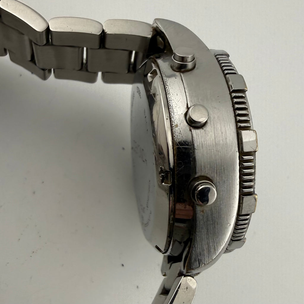 SEKONDA 3850 BKT World Timer Ana-Digi Chronograph Watch 46mm (Fully Tested and working)- £110.00