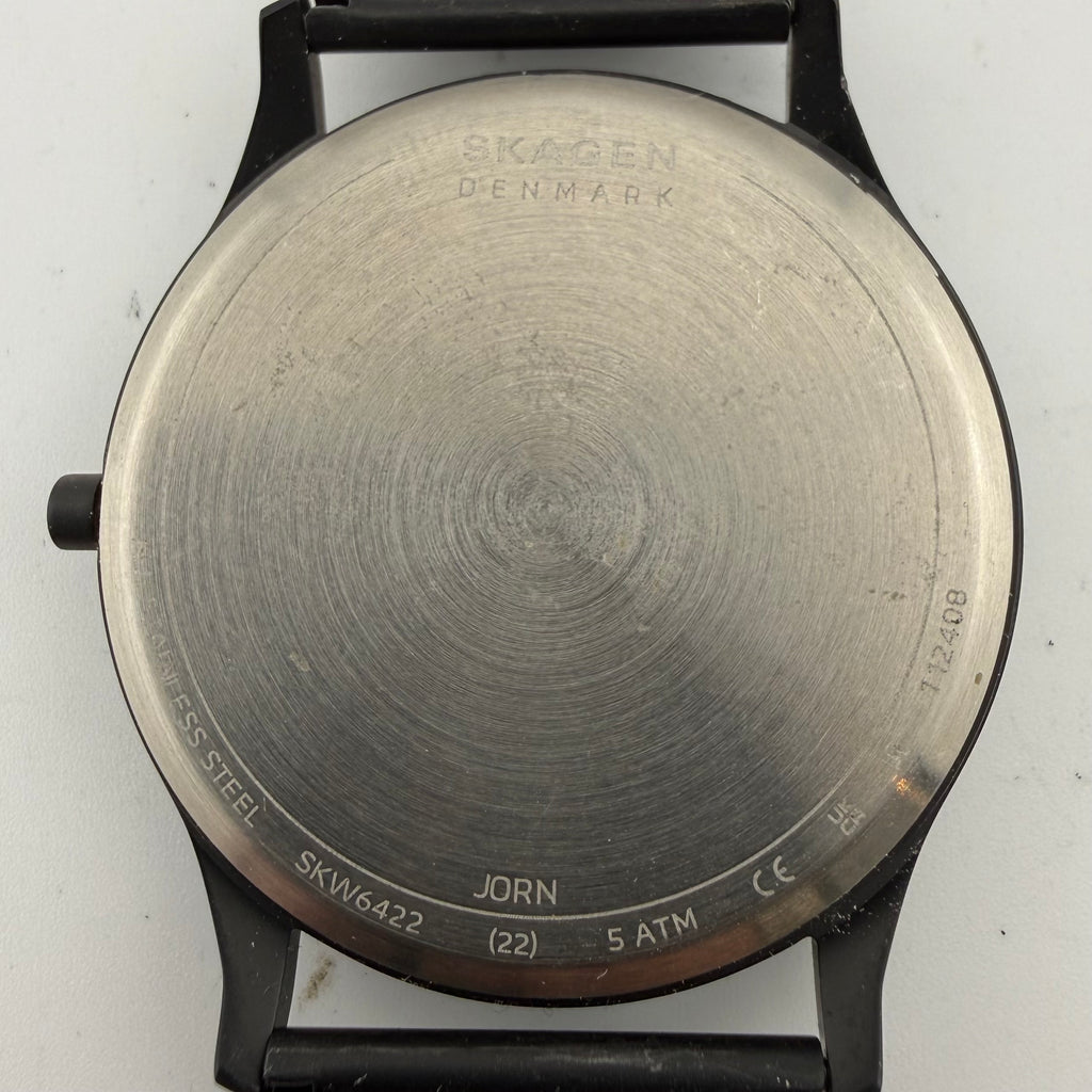 Skagen Jorn SKW6422 Black Mesh Bracelet Gents Quartz Watch 40mm Fully Tested and Working- £45.00
