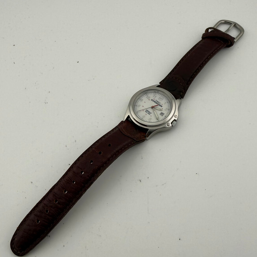 Timex Expedition Indiglo Gents Date Leather Strap Field Watch Fully Tested and Working- £20.00