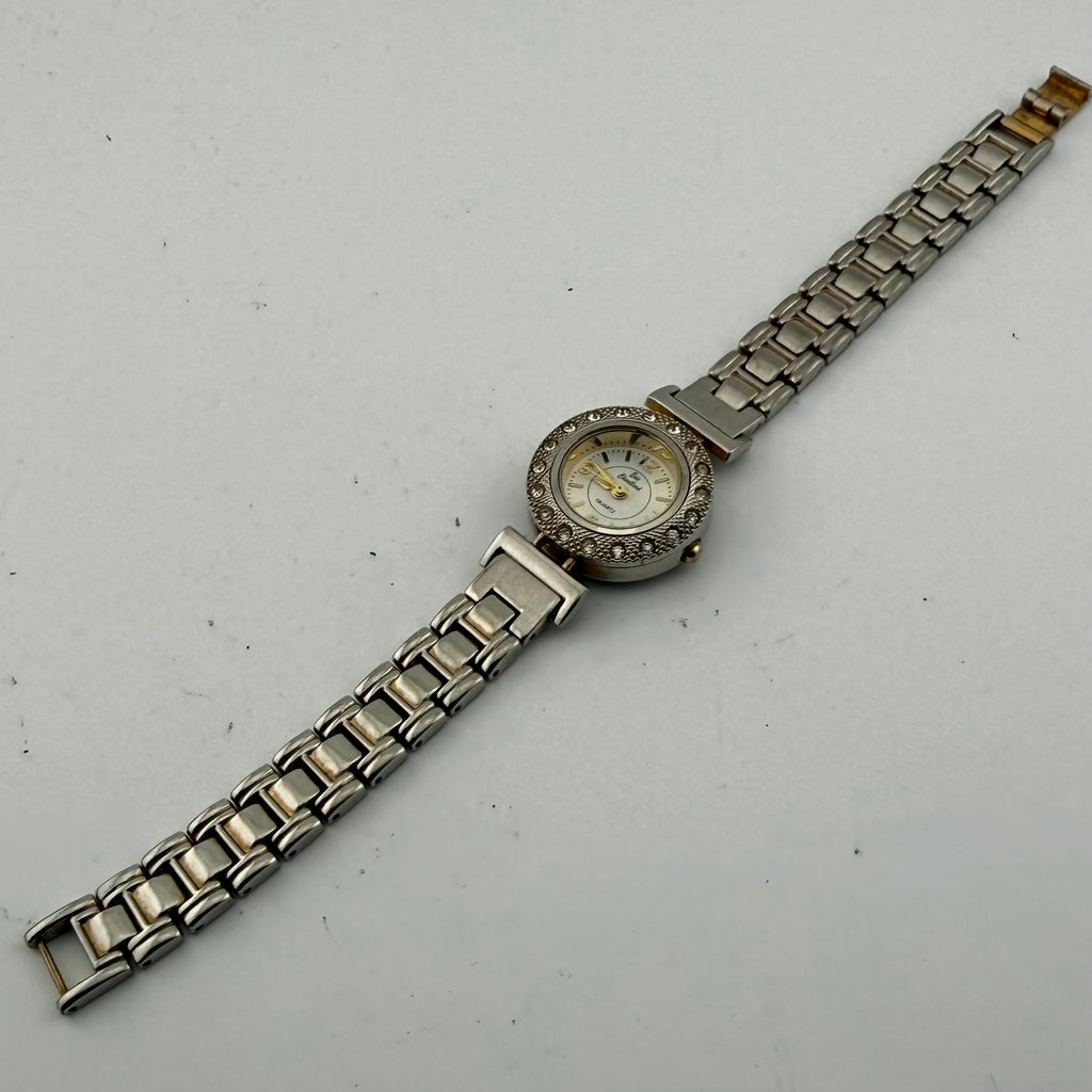Eric Chevillard Ladies Crystal Set Quartz Bracelet Watch Fully Tested and Working- £18.00