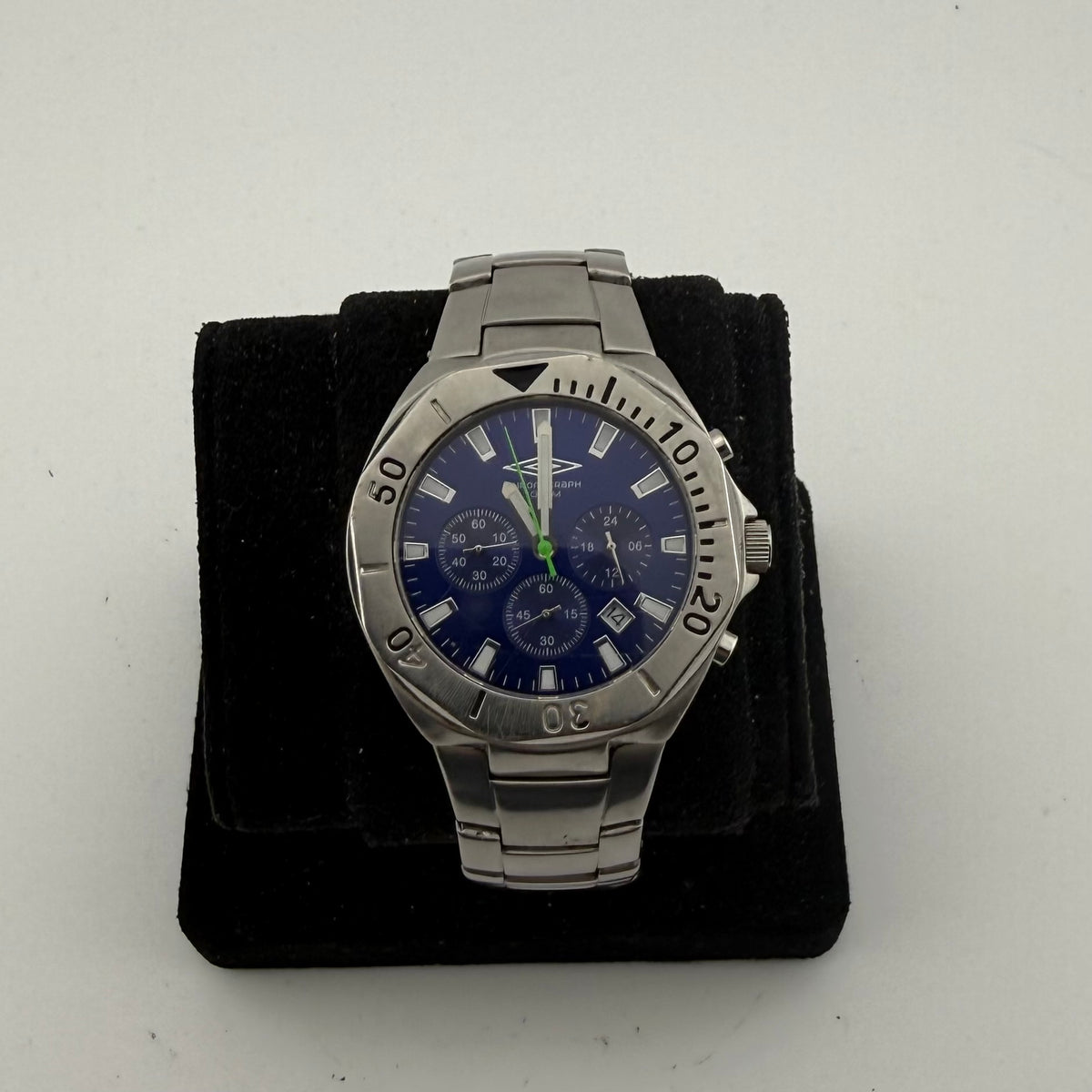 Umbro U356 Gents Blue Dial Quartz Chronograph 100M  Watch Fully Tested and Working- £30.00