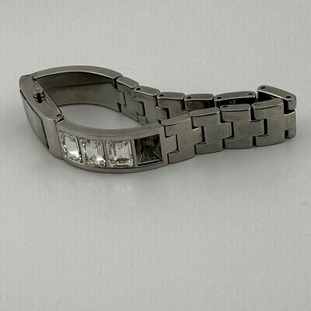DKNY Ladies Crystal Bracelet Watch Silver Dial 15mm (Fully Tested and working)- £5.00