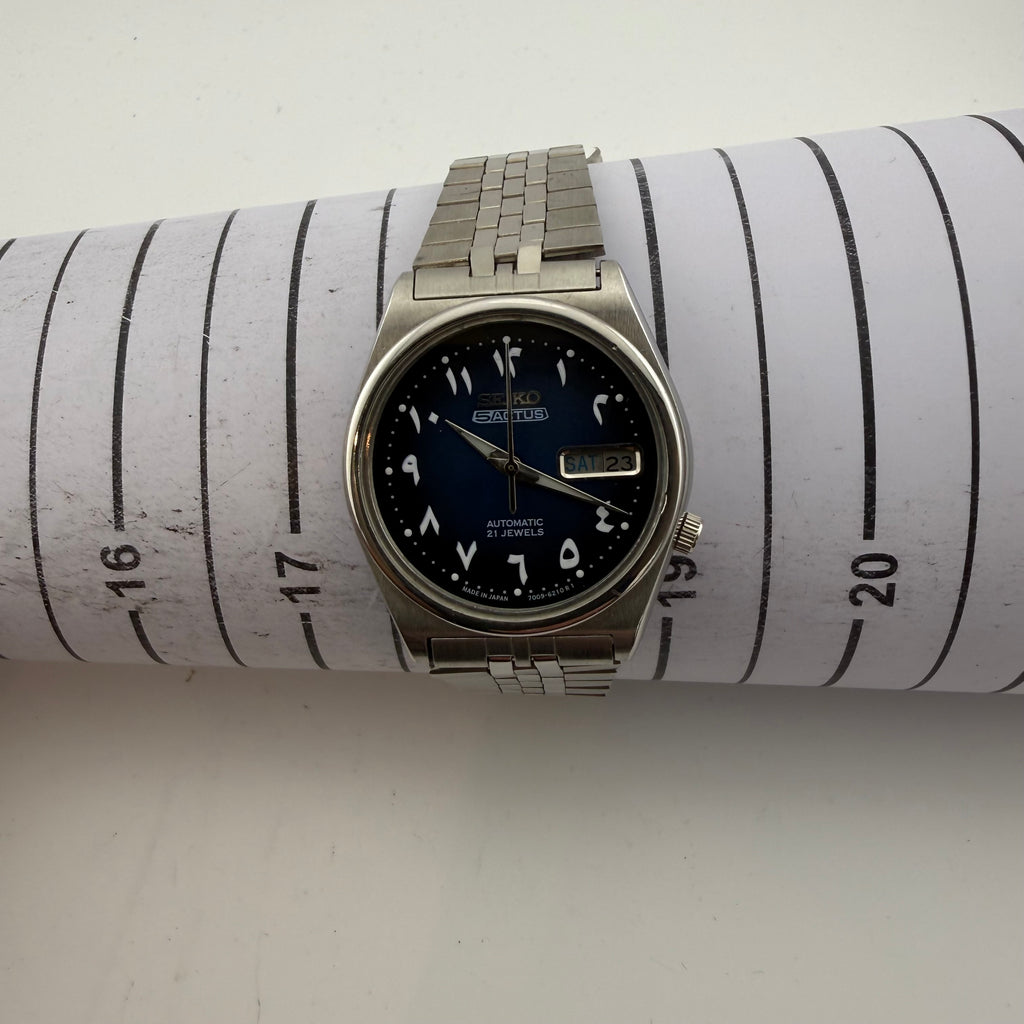 Vintage Seiko 5 Actus 7019-6180 Arabic Dial Automatic 1975 (Fully Tested and working)- £140.00