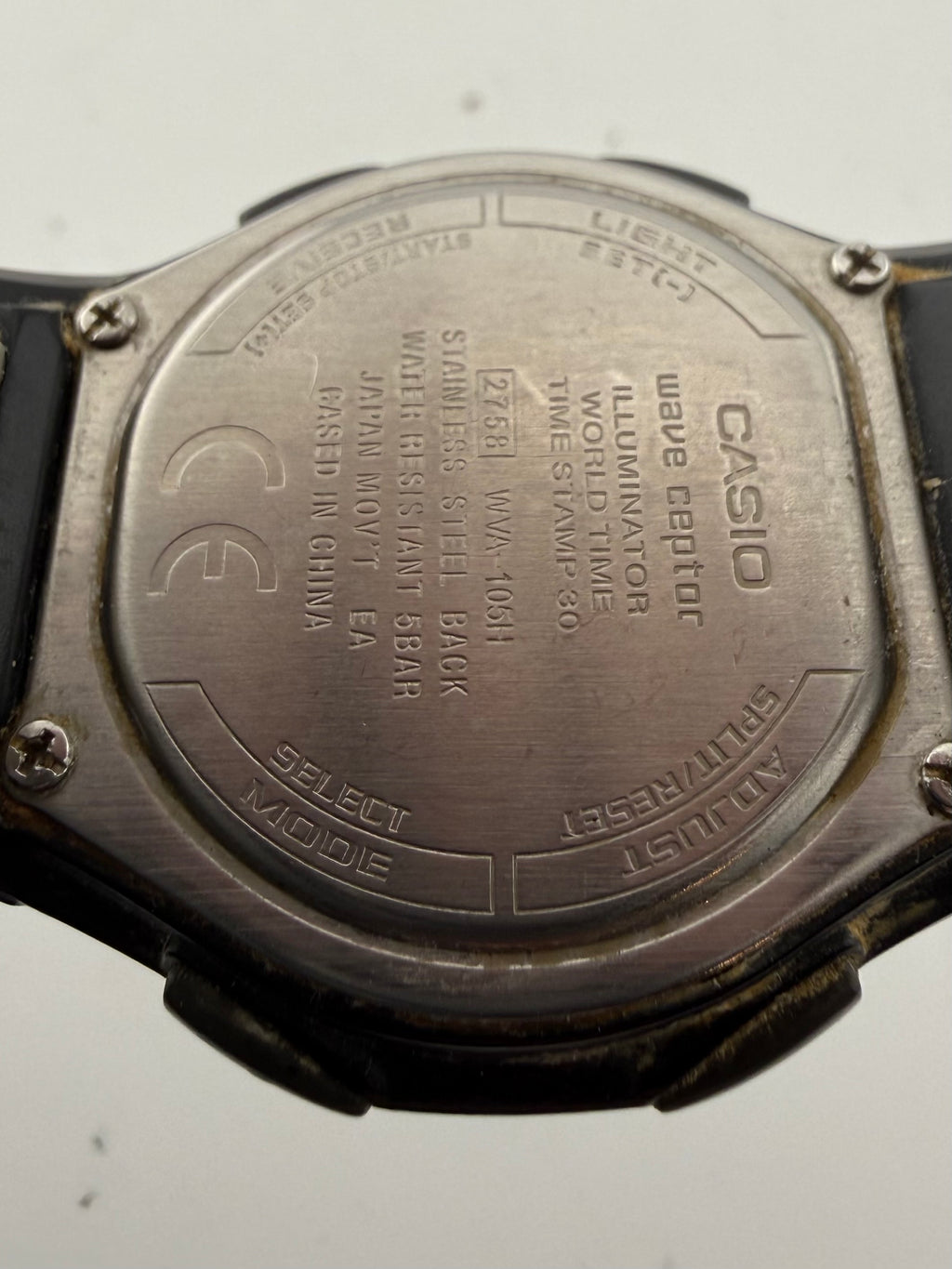 Casio Wave Ceptor WVA-105H 2768 Ana-Digi Radio Controlled 50M Watch Fully Tested and Working- £30.00