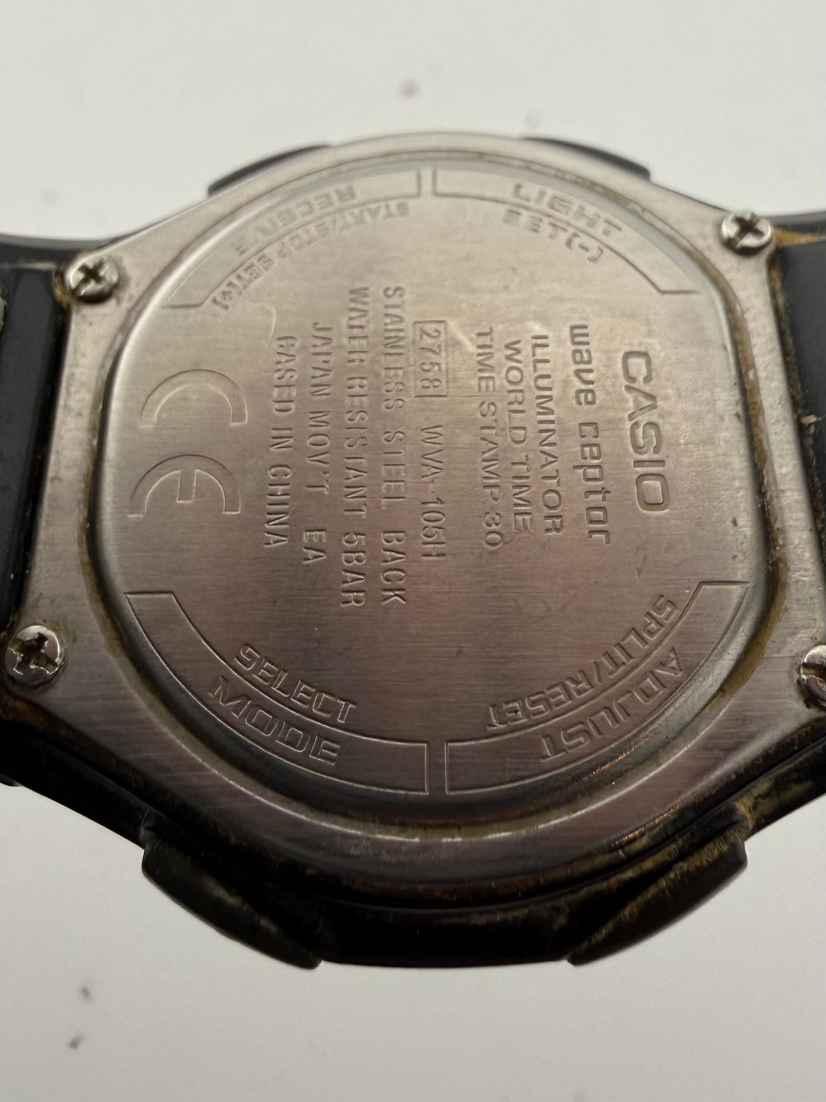 Casio Wave Ceptor WVA-105H 2768 Ana-Digi Radio Controlled 50M Watch Fully Tested and Working- £30.00