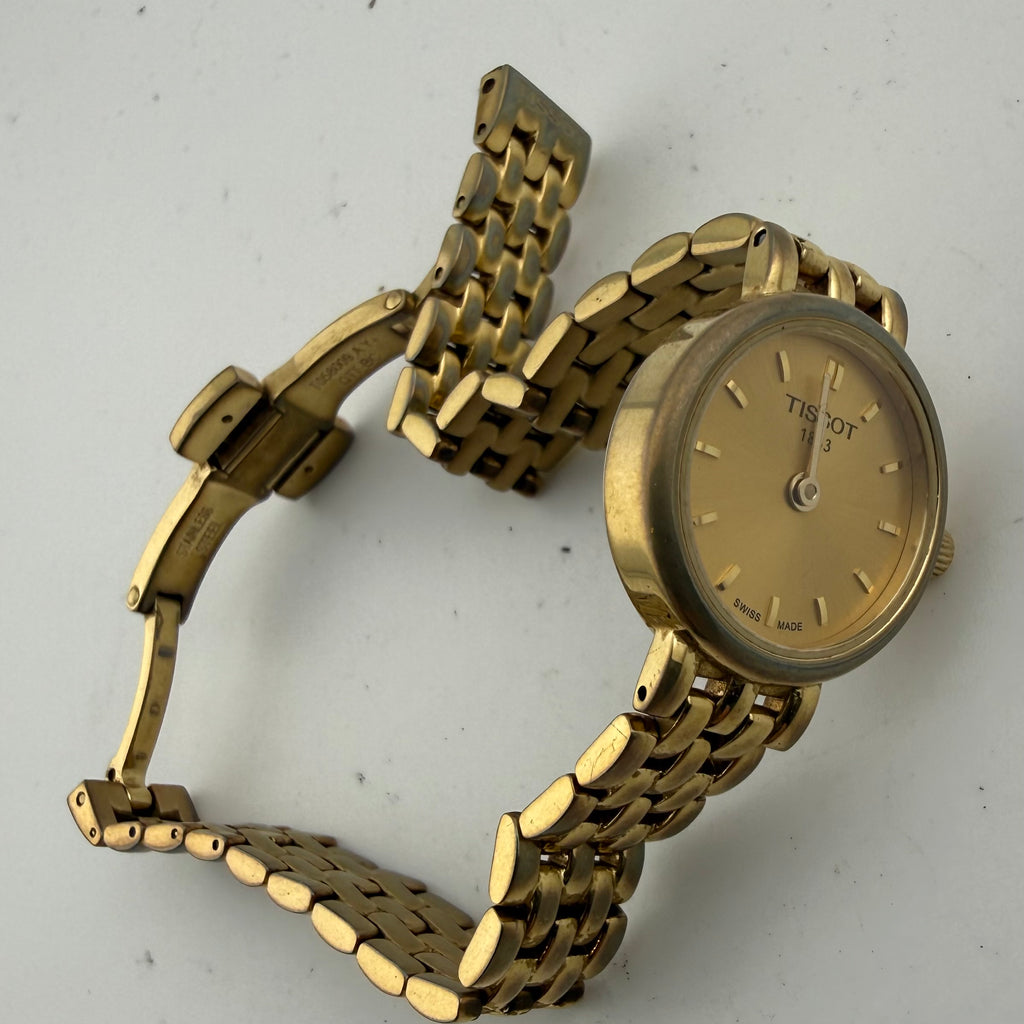 Tissot 1853 Ladies Gold Tone Swiss Made Quartz Bracelet Watch T083009A Fully Tested and  Working- £40.00