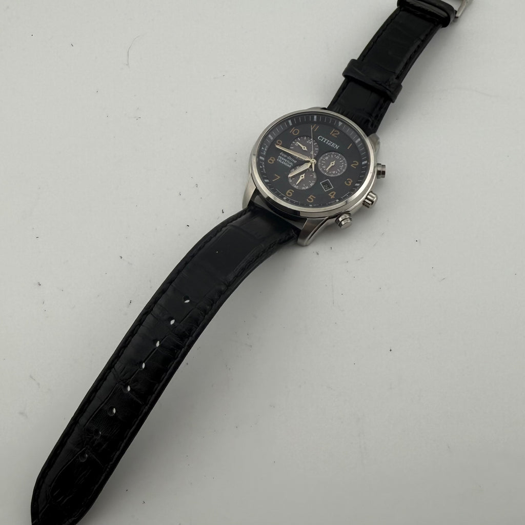 Citizen Eco-Drive E820 Perpetual Calendar Chronograph Alarm Gents Watch Fully Tested and Working - £140.00