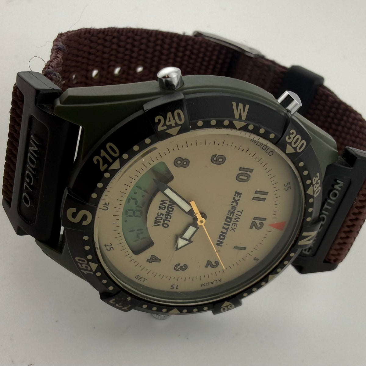 Timex Expedition Indiglo Ana-Digi Alarm WR50M Gents Watch Fully Tested and Working- £25.00