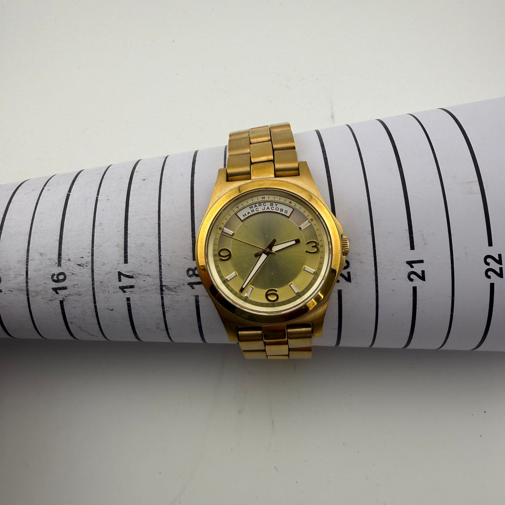 Marc by Marc Jacobs MBM3231 Gold Tone Watch 41mm (Fully Tested and Working)- £40.00