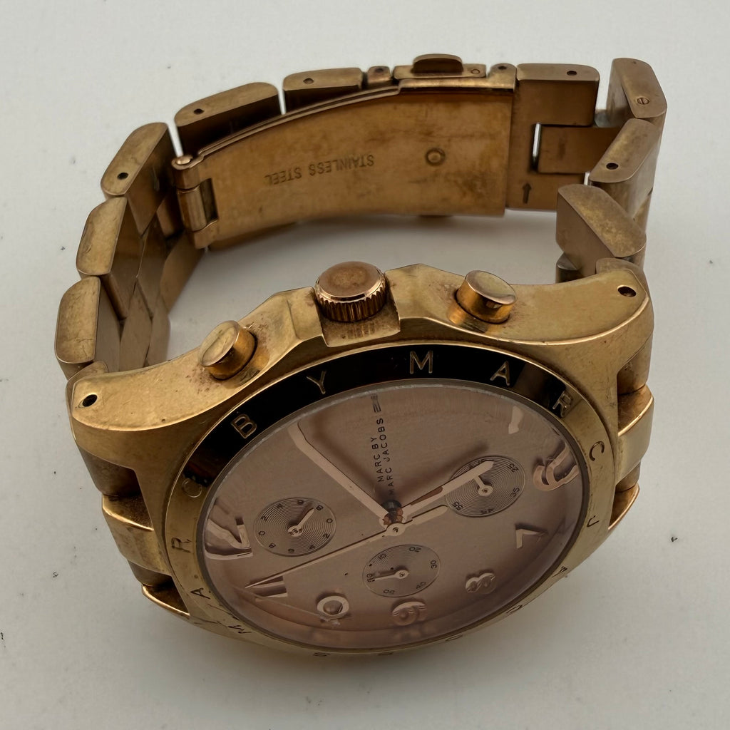 Marc by Marc Jacobs Henry MBM3074 Rose Gold Tone Chronograph Ladies Watch 39mm- £30.00