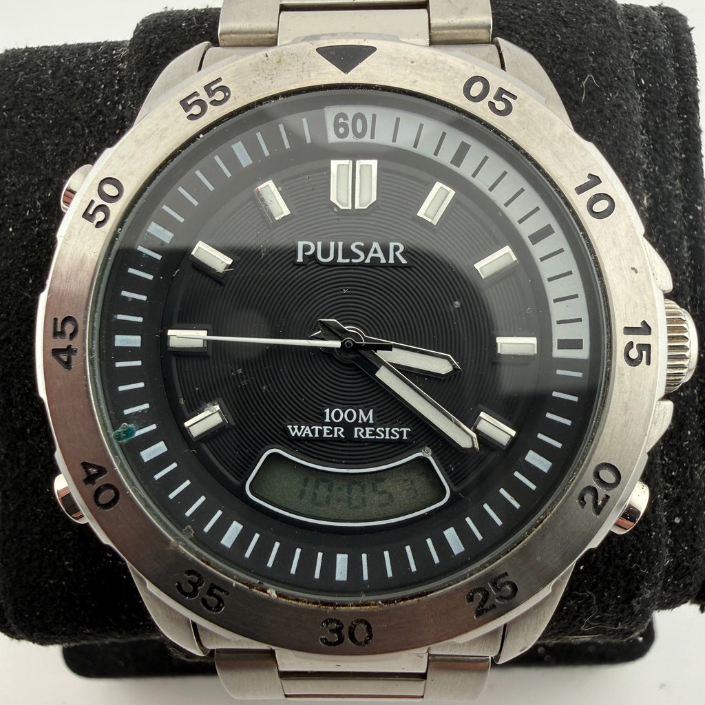 Pulsar V071-X067 Mens Ana-Digi Alarm Chronograph 100M Watch Fully Tested and Working- £45.00