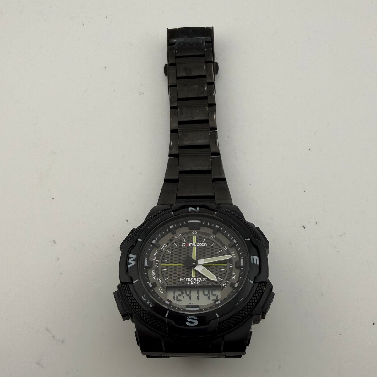ComWatch 1939G Black Ana-Digi Sports Watch 48mm