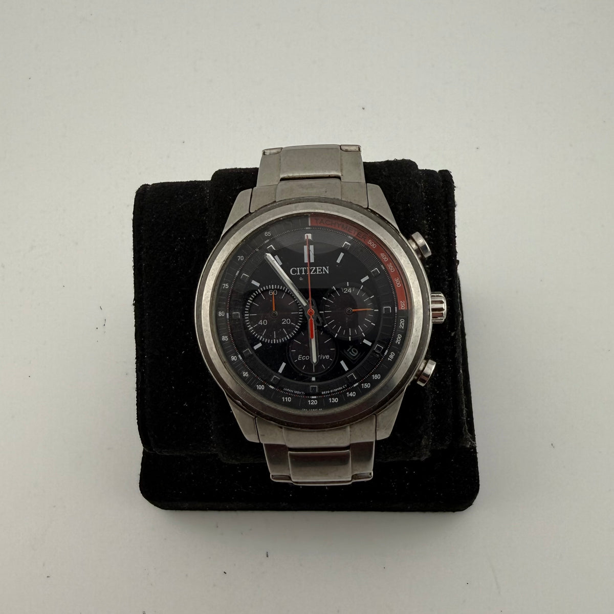Citizen Eco-Drive B620-S078298 Chronograph Black Dial 47mm Boxed (Fully Tested and working)- £100.00