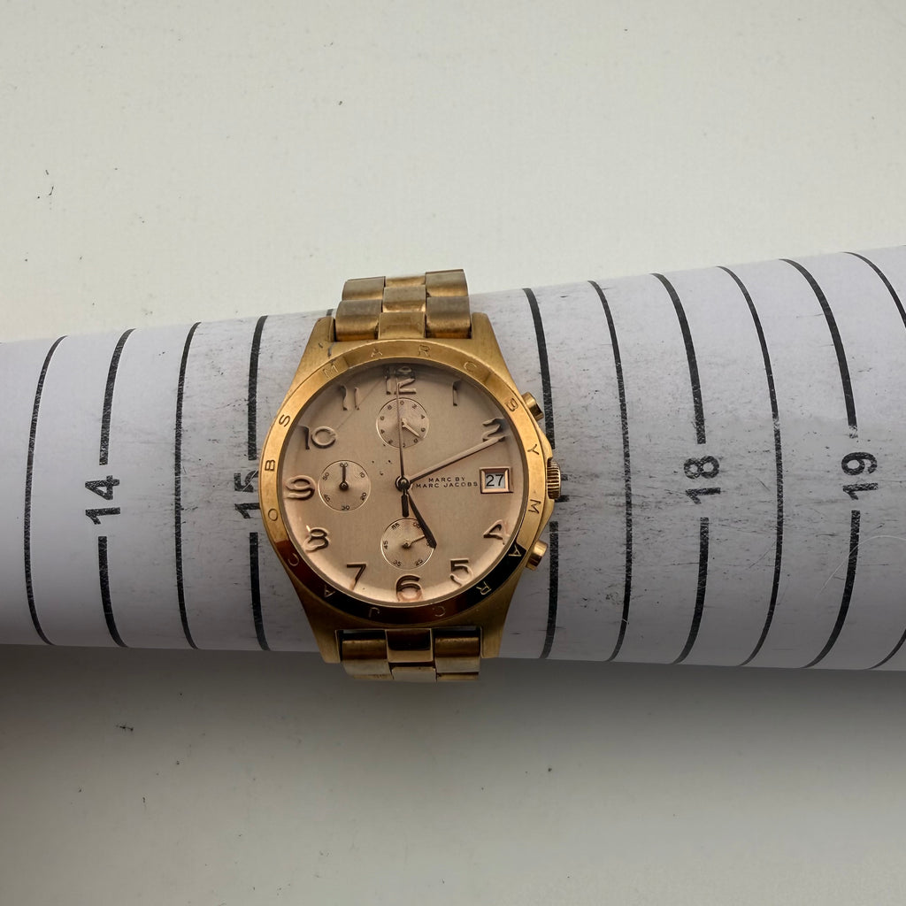 Marc by Marc Jacobs Henry MBM3074 Rose Gold Tone Chronograph Ladies Watch 39mm- £30.00