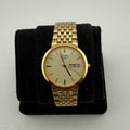Rotary Gents Gold Plated Day Date Quartz Bracelet Watch G692 Fully Tested and Working- £35.00