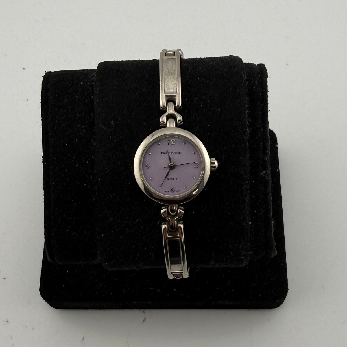 Philip Mercier CY-373X-CNL Ladies Purple Dial Quartz Bracelet Watch Fully Tested and Working- £15.00