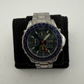 SEKONDA 3850 BKT World Timer Ana-Digi Chronograph Watch 46mm (Fully Tested and working)- £110.00