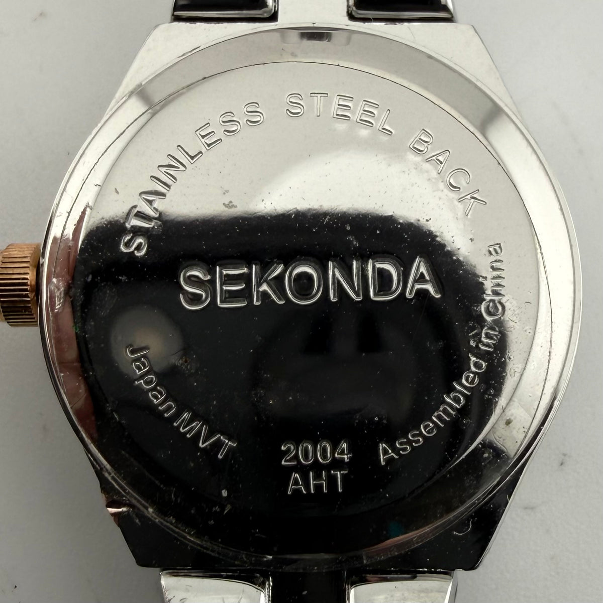 Sekonda 2004 AHT Ladies Crystal Set Silver Tone Quartz Watch Fully Tested and Working- £15.00