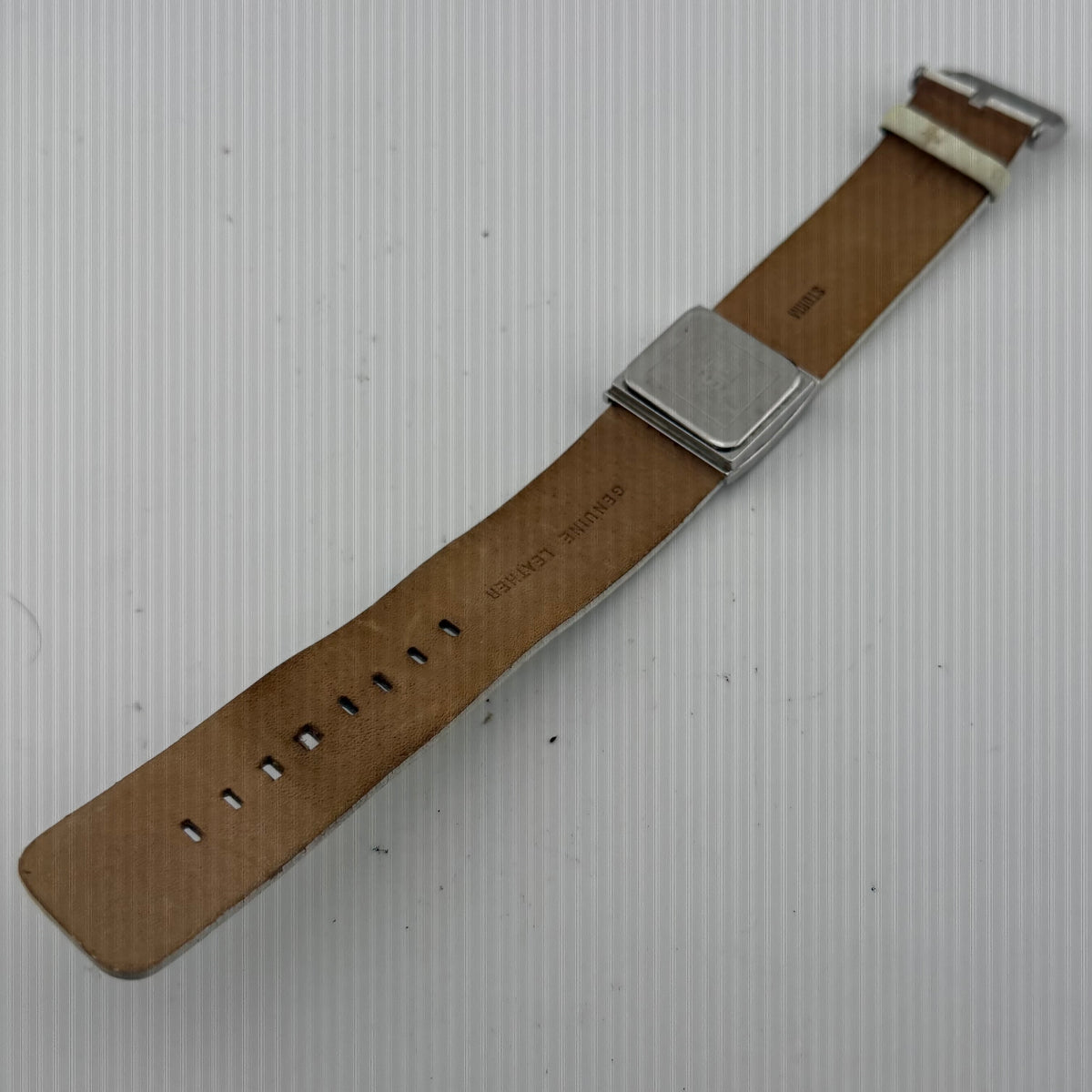 STORM Mojo 02772 White Leather Strap Rectangular Quartz Watch Fully Tested and Working- £28.00