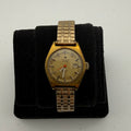 Vintage Tissot Swiss Mechanical Gold Tone Date Watch Fully Working