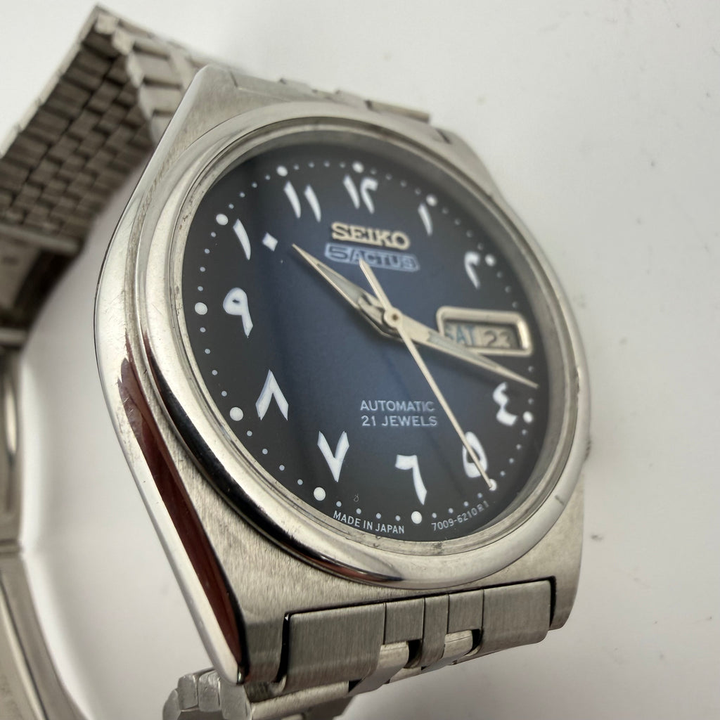 Vintage Seiko 5 Actus 7019-6180 Arabic Dial Automatic 1975 (Fully Tested and working)- £140.00