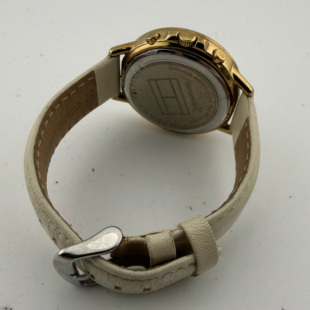 Tommy Hilfiger Carly 1781790 Gold Tone Silver Dial Multifunction Watch- £30.00