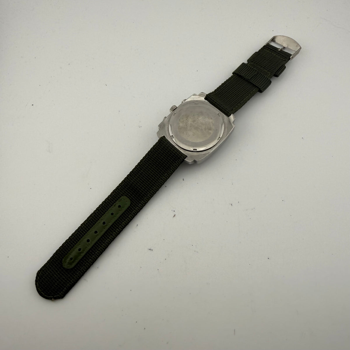 Kahuna K2V-0017G Mens Chronograph 100M Black Dial Canvas Strap Fully Tested and Working- £40.00
