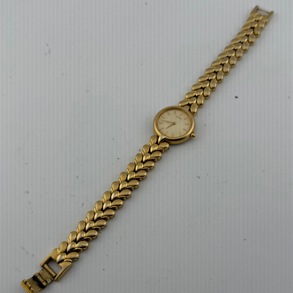 Vintage Citizen 5920-S53540 Gold Tone Ladies Quartz Watch 25mm (Fully Tested and working)- £40.00