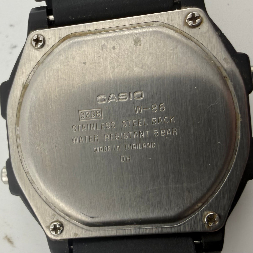 Casio W-86 3298 Illuminator Electro Luminescence Digital Watch 50M Fully Tested and Working- £45.00