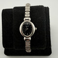 Constant Ladies Silver Tone Black Dial Quartz Bracelet Watch Fully Tested and  Working- £15.00