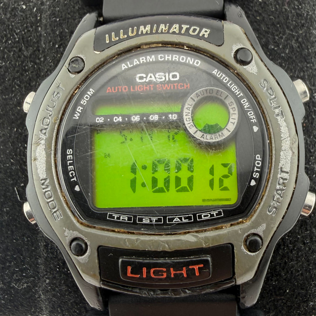 Casio W-86 3298 Illuminator Electro Luminescence Digital Watch 50M Fully Tested and Worki- £15.00