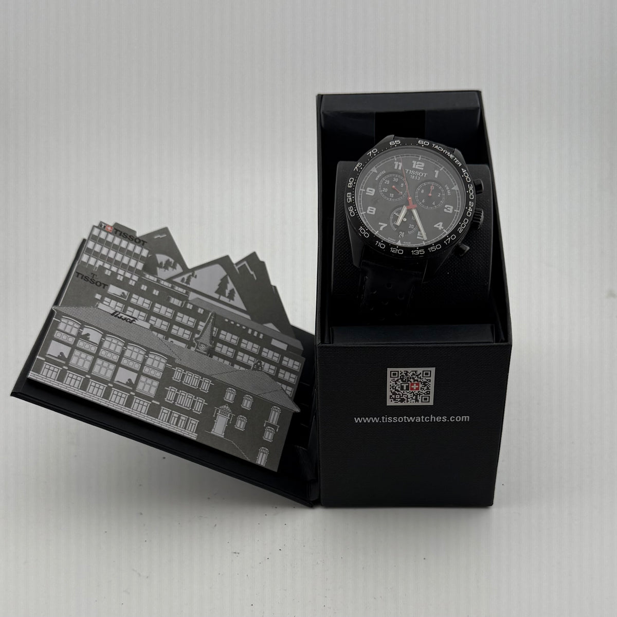 Tissot PRS 516 T131.617.36.052.00 Black PVD Chronograph 45mm Box & Manual (Fully Tested and Working0- £245.00