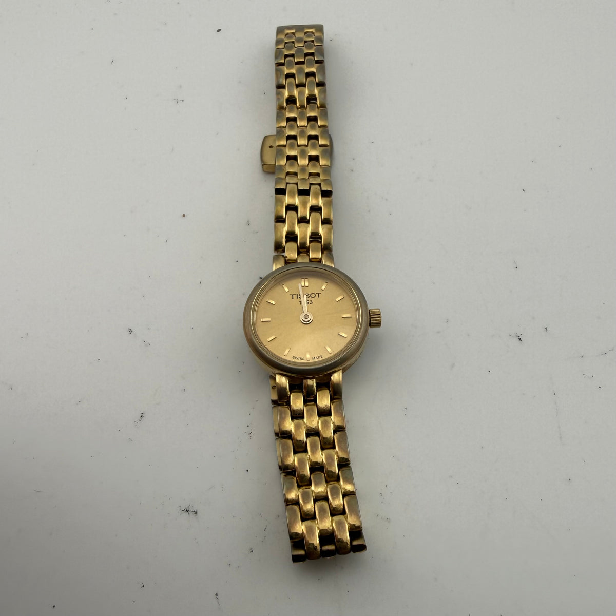 Tissot 1853 Ladies Gold Tone Swiss Made Quartz Bracelet Watch T083009A Fully Tested and  Working- £40.00