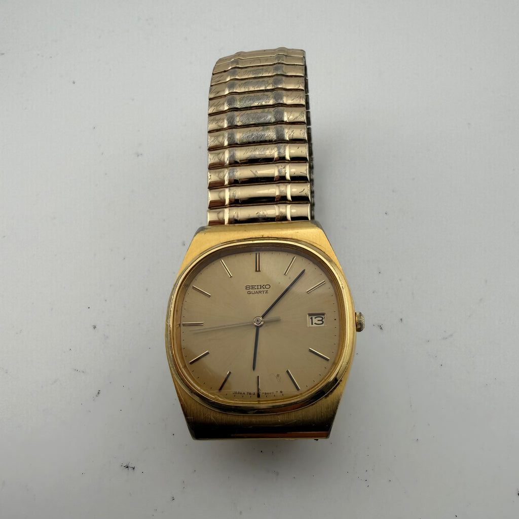 Vintage Seiko Quartz 7812-5009 Gold Tone August 1979 Watch (Fully Tested and working)- £75.00