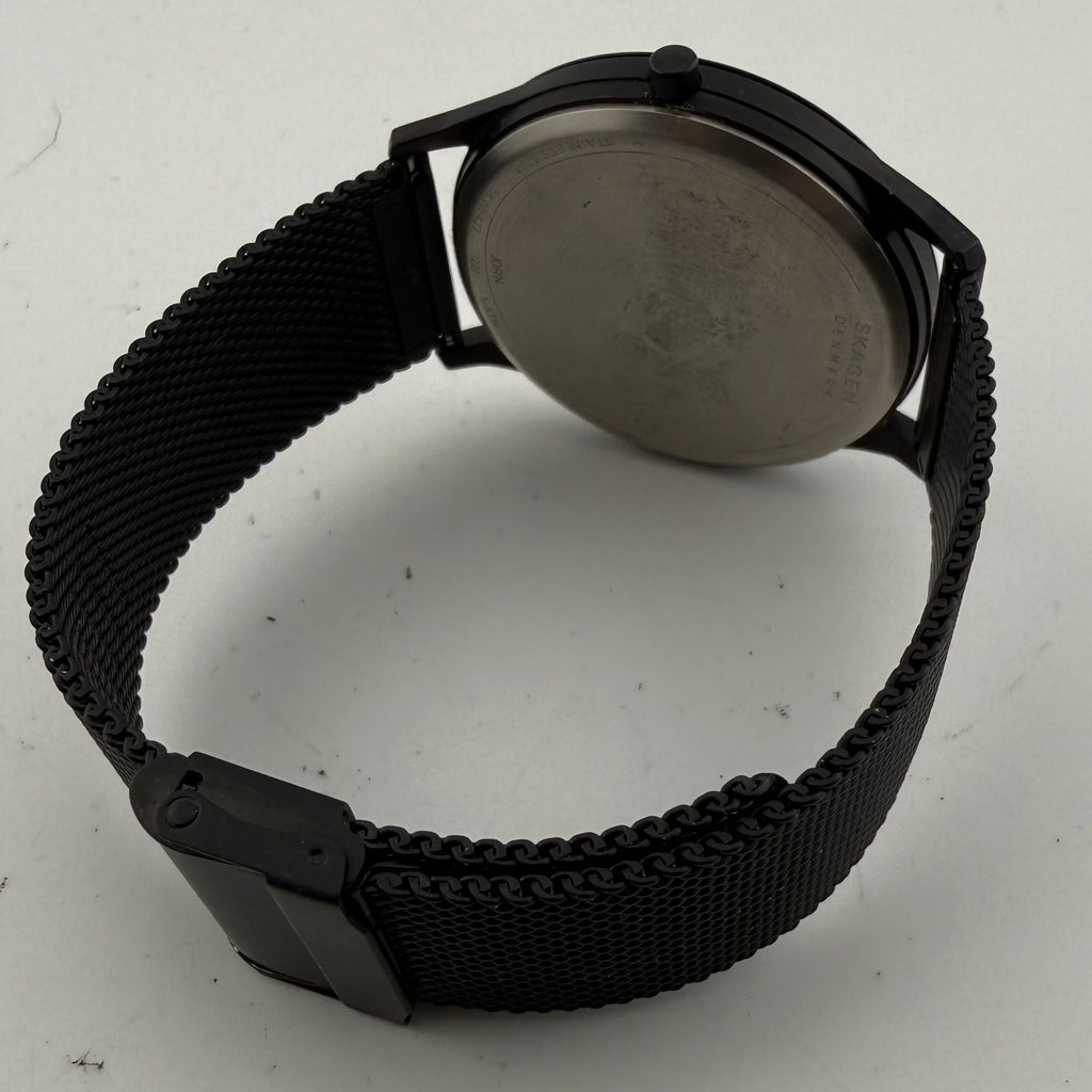 Skagen Jorn SKW6422 Black Mesh Bracelet Gents Quartz Watch 40mm Fully Tested and Working- £45.00