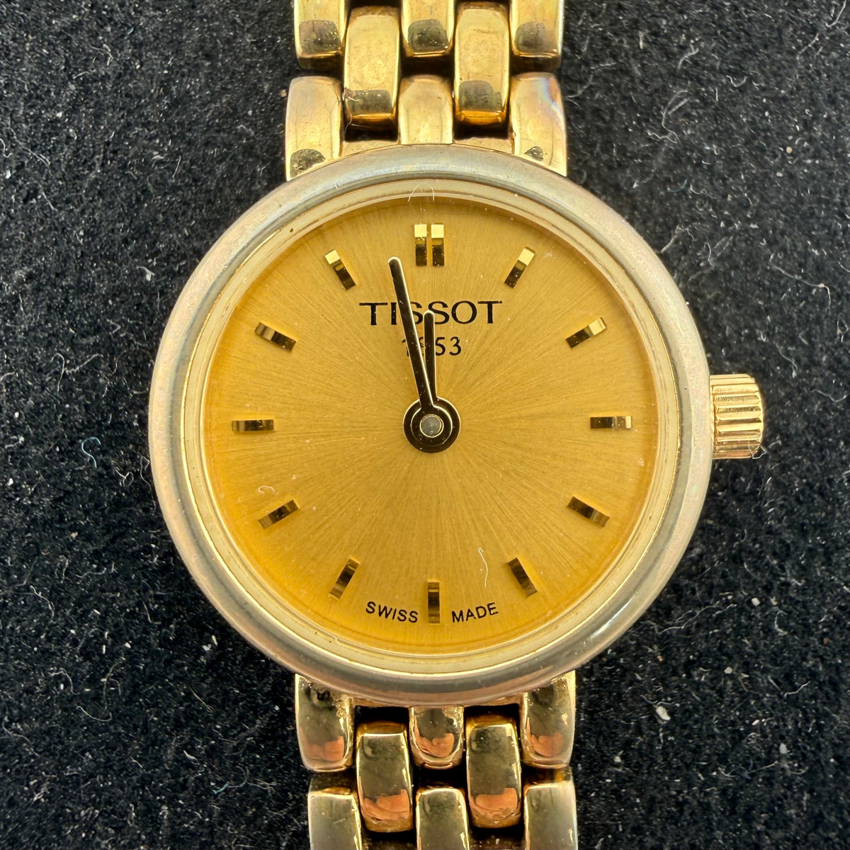 Tissot 1853 Ladies Gold Tone Swiss Made Quartz Bracelet Watch T083009A Fully Tested and  Working- £40.00