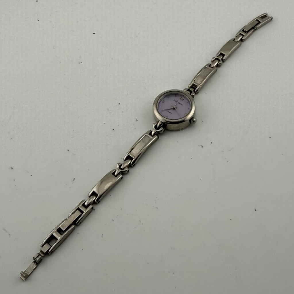 Philip Mercier CY-373X-CNL Ladies Purple Dial Quartz Bracelet Watch Fully Tested and Working- £15.00