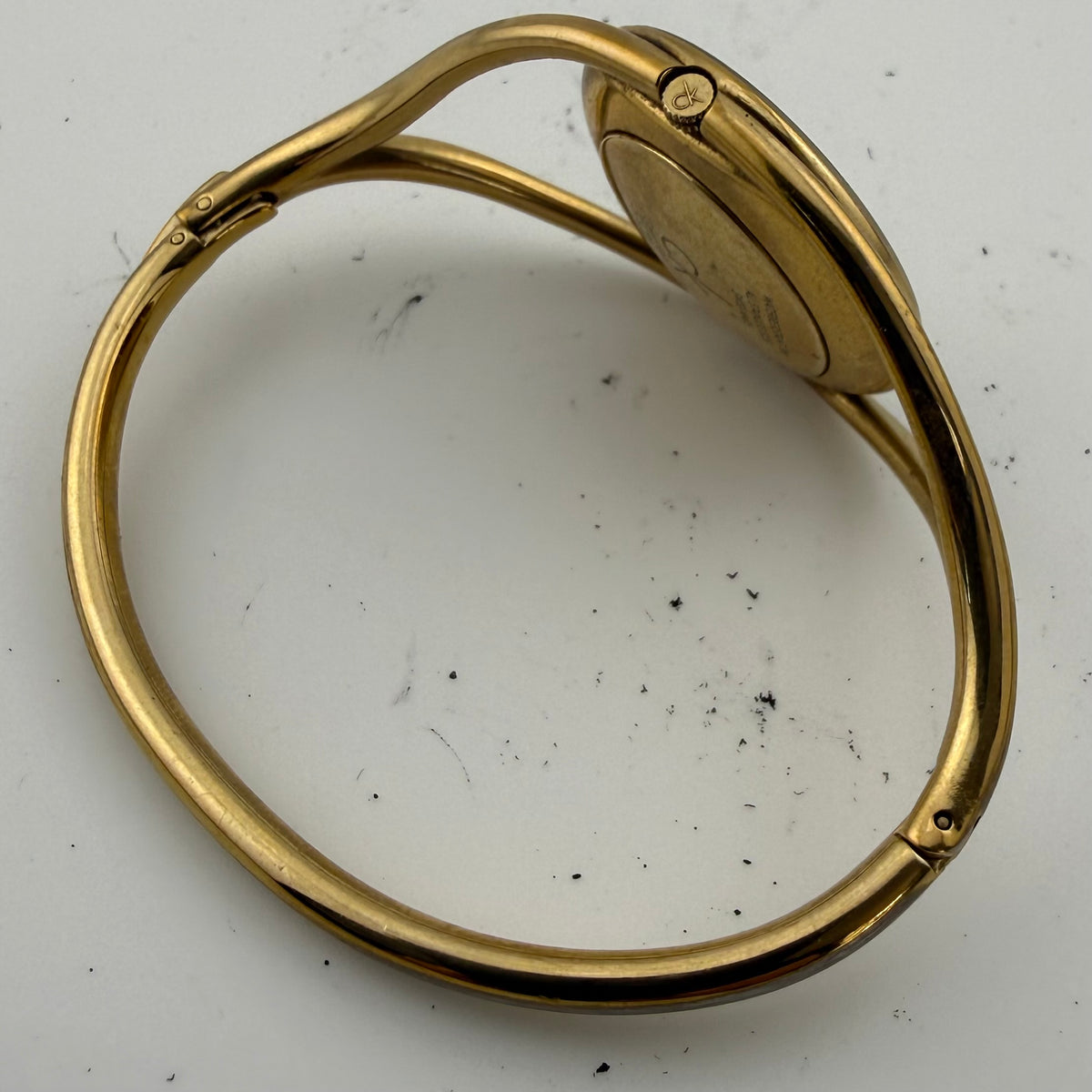Calvin Klein CK K1A23301 Gold Bangle Ladies Swiss Watch (Fully Tested and working)- £25.00